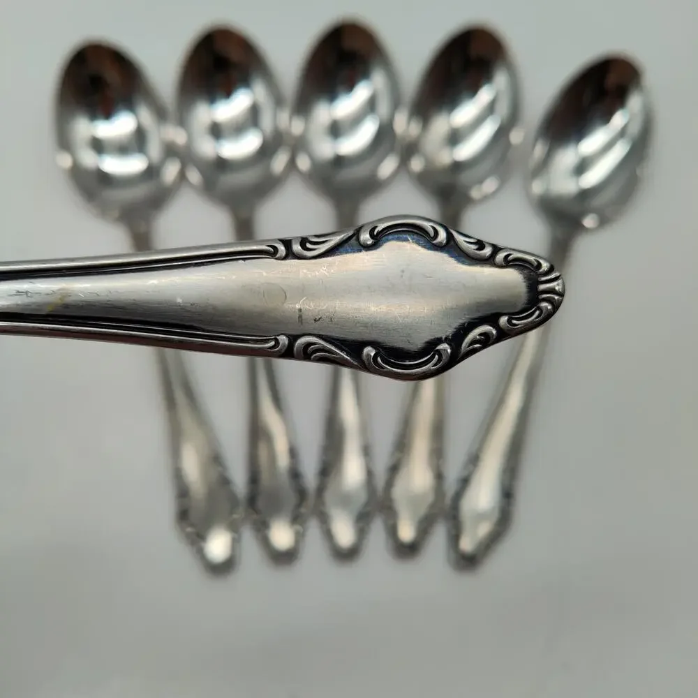 6X Tbsp Henckels Zwilling HEN12 Stainless Flatware Table Spoons